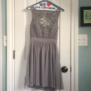 Lulus romantic lilac lace dress
